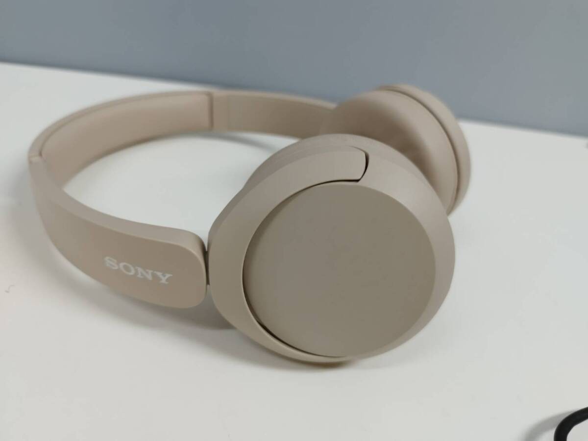 [Good Condition] SONY WH-CH520/YY2958/Wireless Headphones/Beige