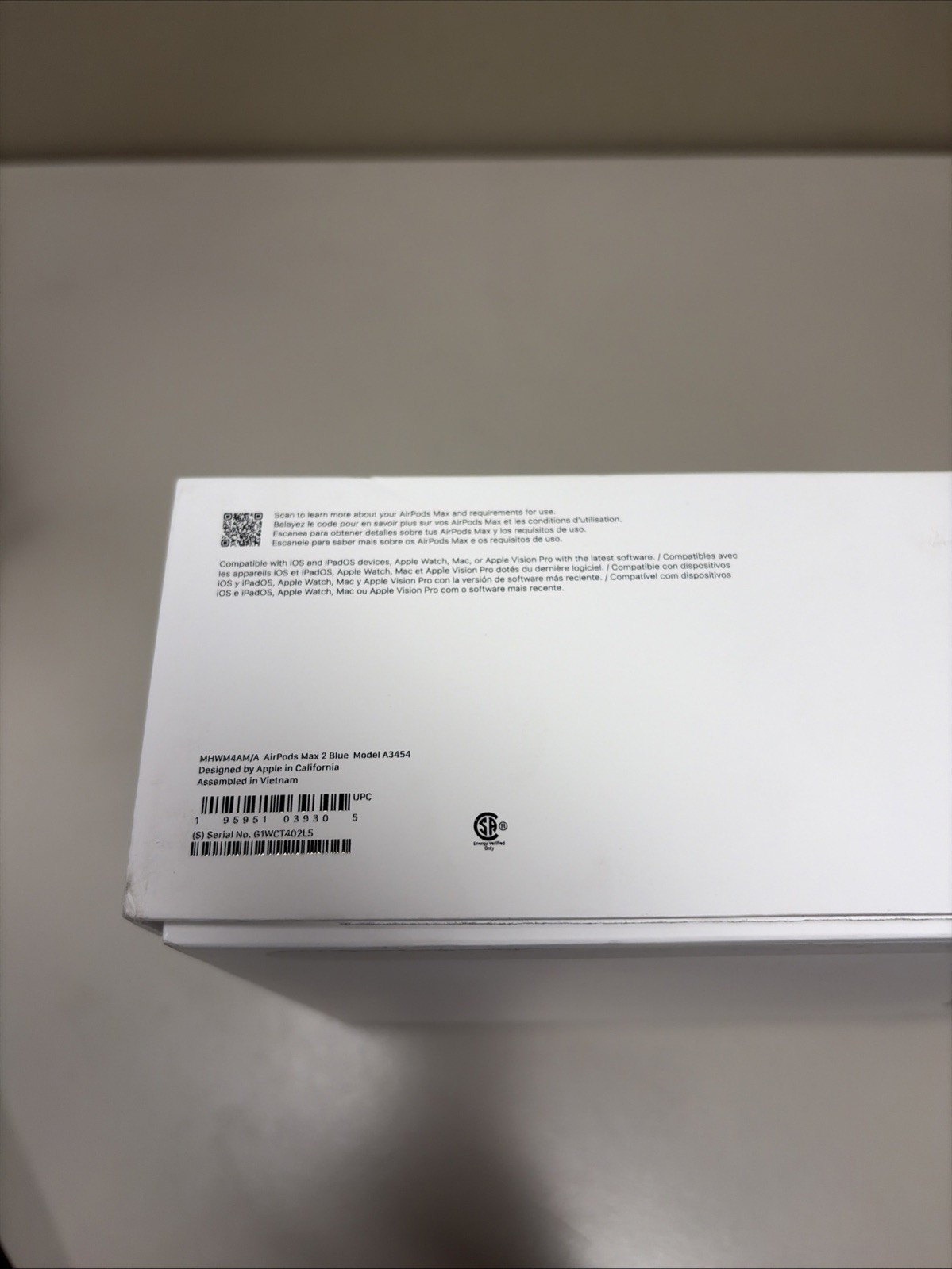 Apple AirPods Max 2 Blue- open Box