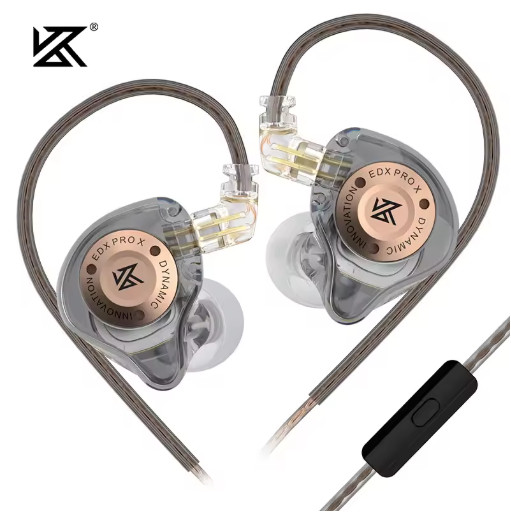 KZ EDX Pro X Wired IEM Earphones Dynamic Driver HiFi Bass Sound