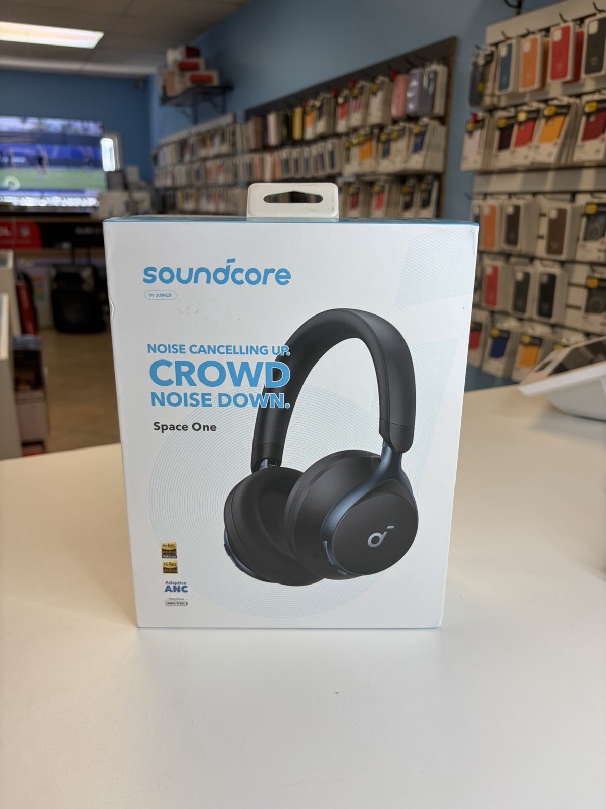 Soundcore Space One Wireless Over-Ear Headphones – Jet Black – BRAND NEW