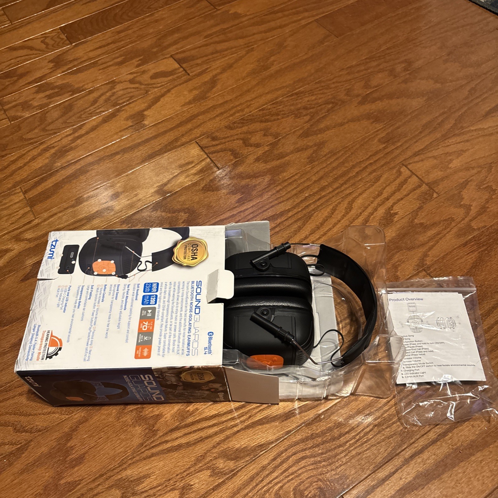 Tzumi Sound Guards Bluetooth Headphone Earmuffs