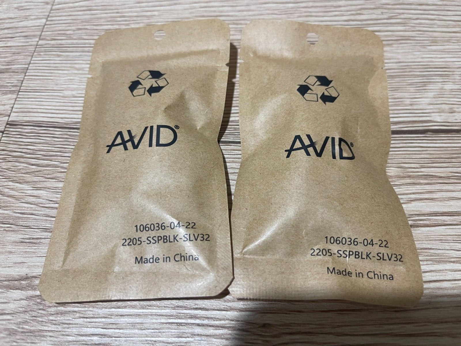 AVID HEALTHCARE EARBUDS 2205-SSPBLK-SLV32 BLACK- 2 pack