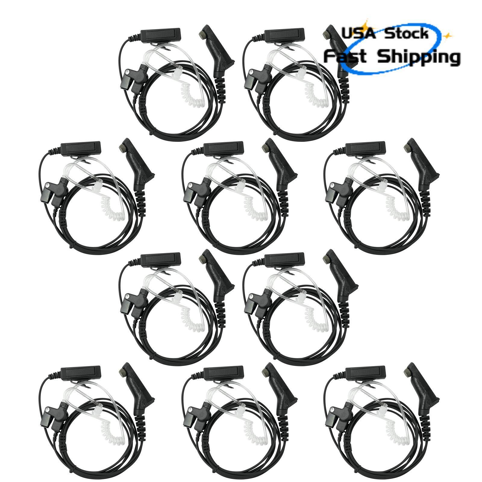 10PCS 2-Wire Earpiece Compatible with MTP6550 XPR6550 XPR6350 XPR7550 Radio