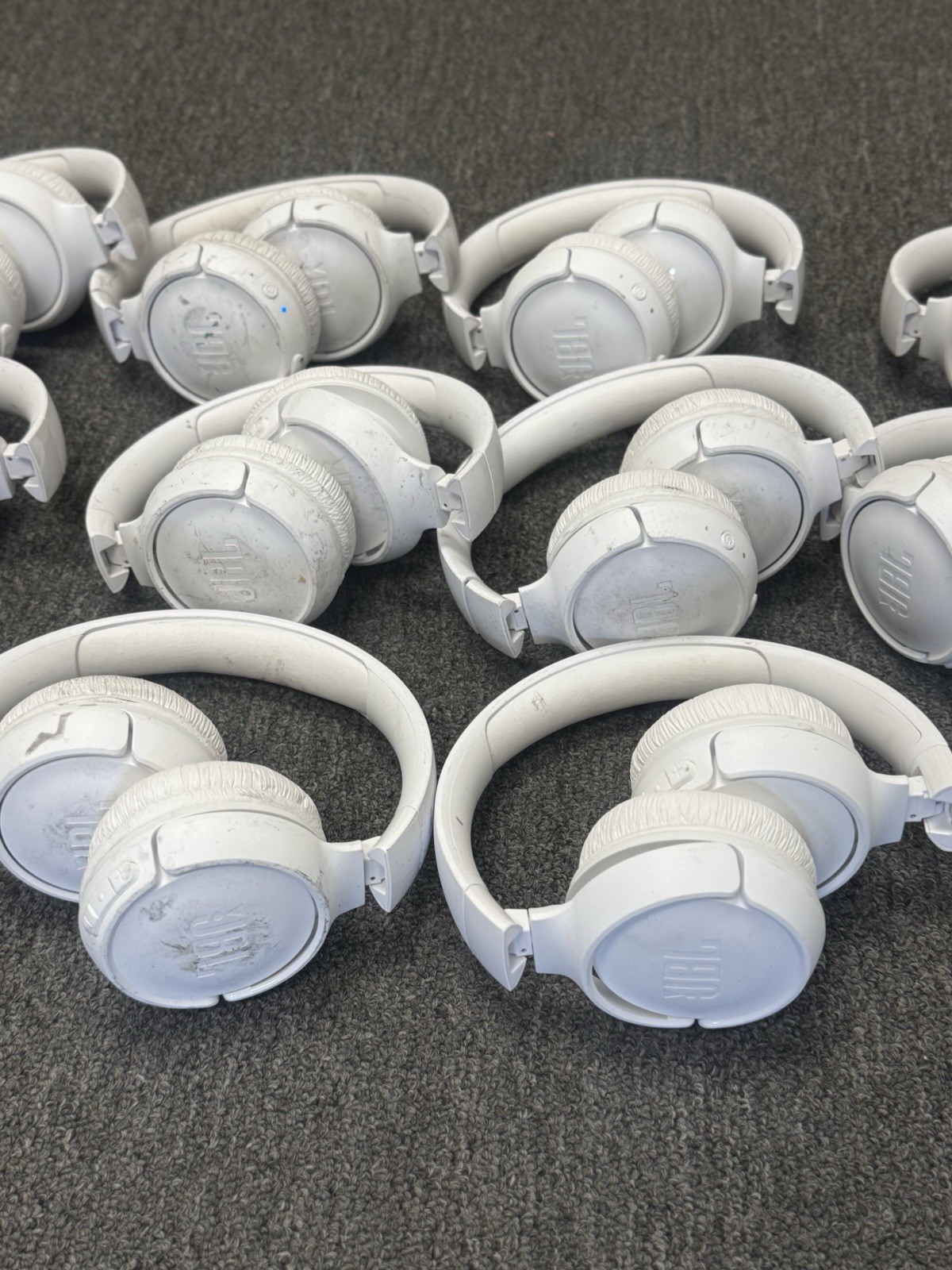[LOT OF 10] TESTED JBL Tune 520BT Bluetooth Wireless On-Ear Headphones – White