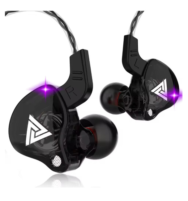 QKZ AK6 In Ear Earphones Wired Headphones Stereo Bass Earbuds w/ Mic