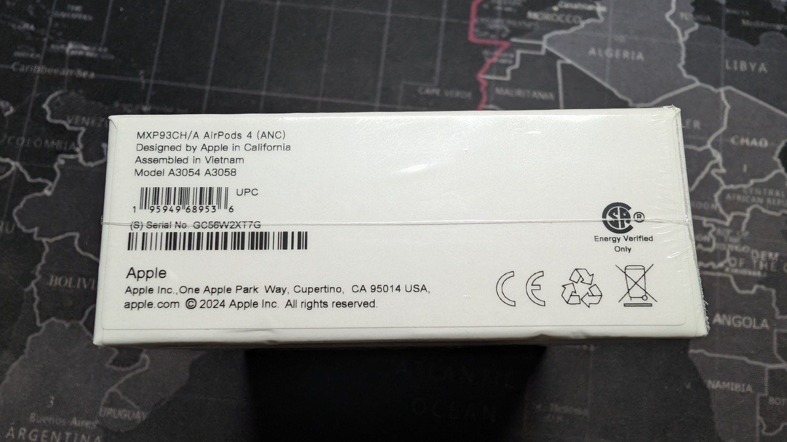 Apple AirPods 4 (ANC) Wireless Bluetooth In-Ear Earbuds, White, Built-In Mic