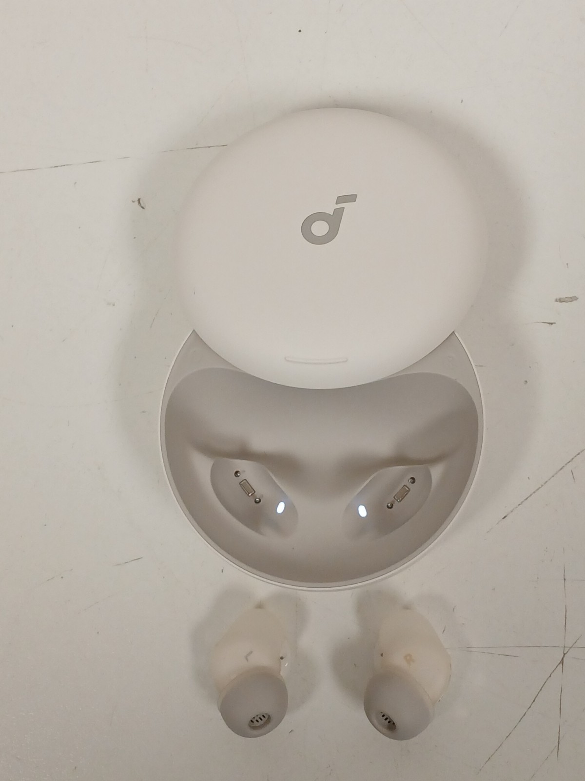 Soundcore Sleep A30 Smart ANC Earbuds, White *FOR PARTS*