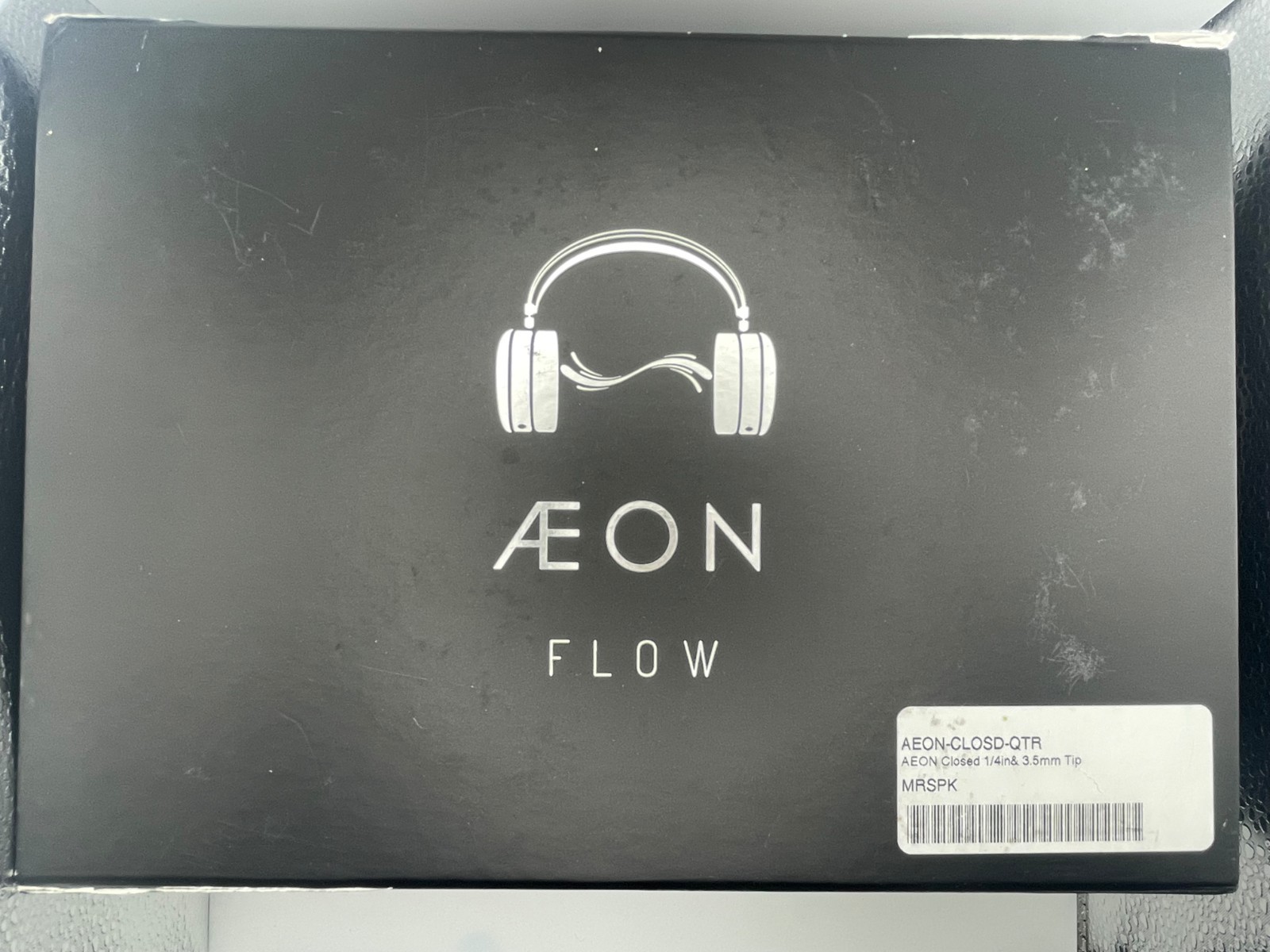 Mr.Speakers Dan Clark Aeon Flow Closed Back Headphones Black w/Box Used