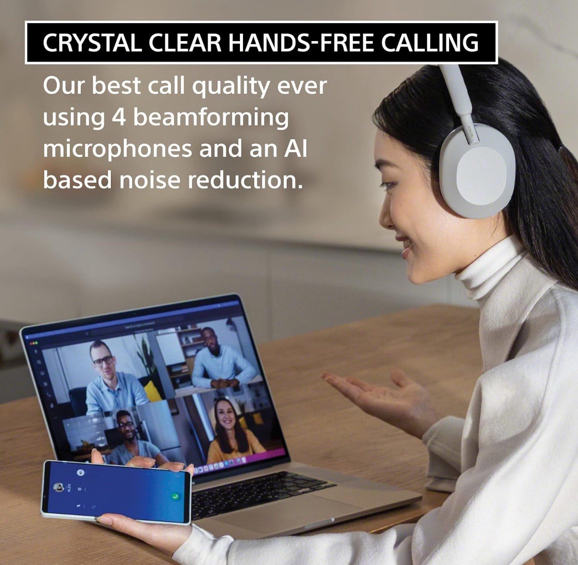 (NEW) Sony WH-1000XM5 Bluetooth Powerful Noise Canceling Headphones 30hr Charge