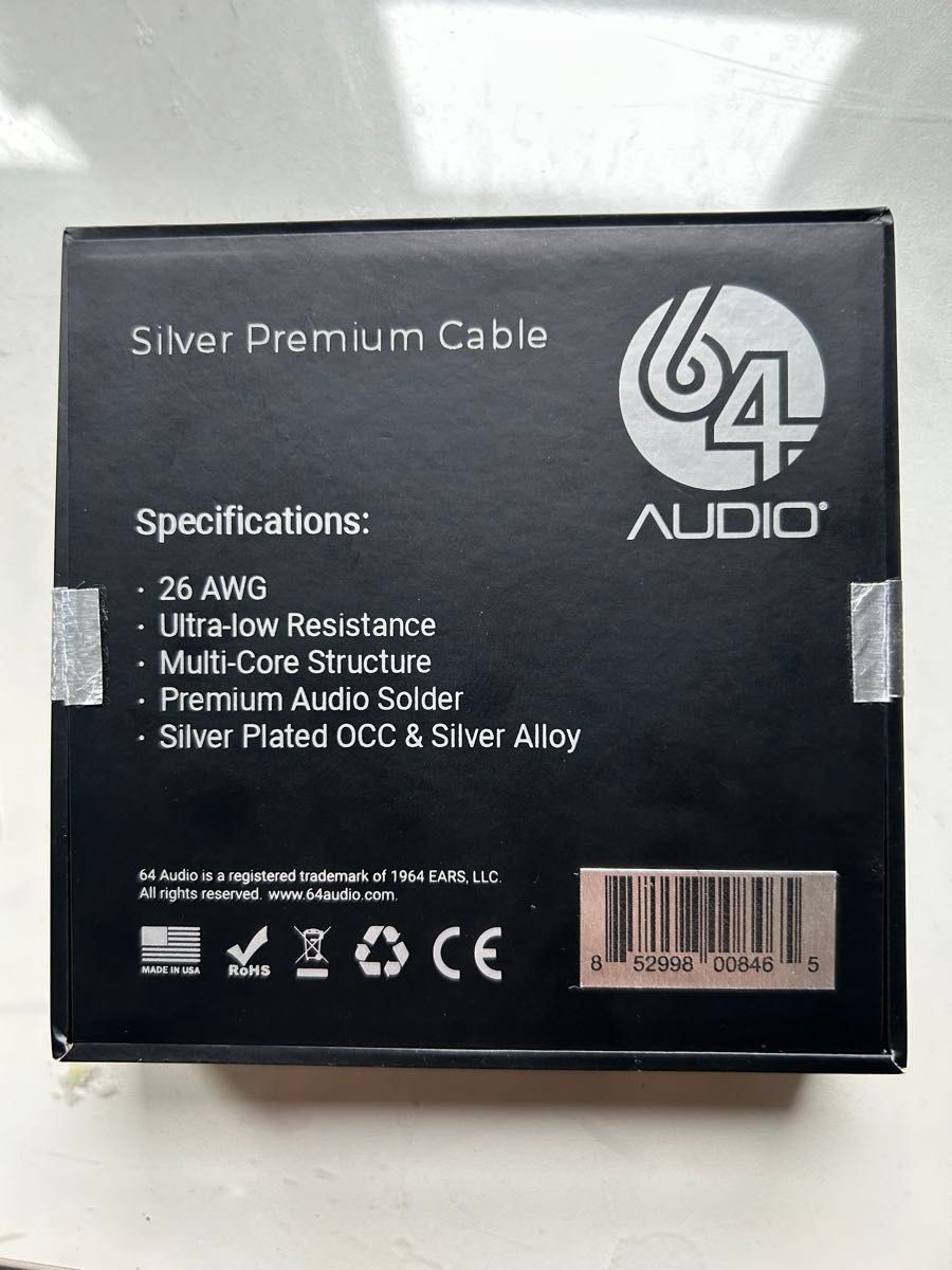 64 AUDIO Nio Universal IEM Earphones + Silver Premium Cable 4.4mm Pentaconn