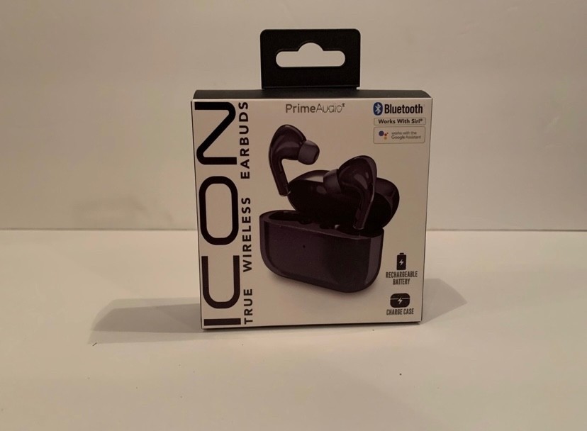 Prime Audio® Icon True Wireless Earbuds Choose Black or White