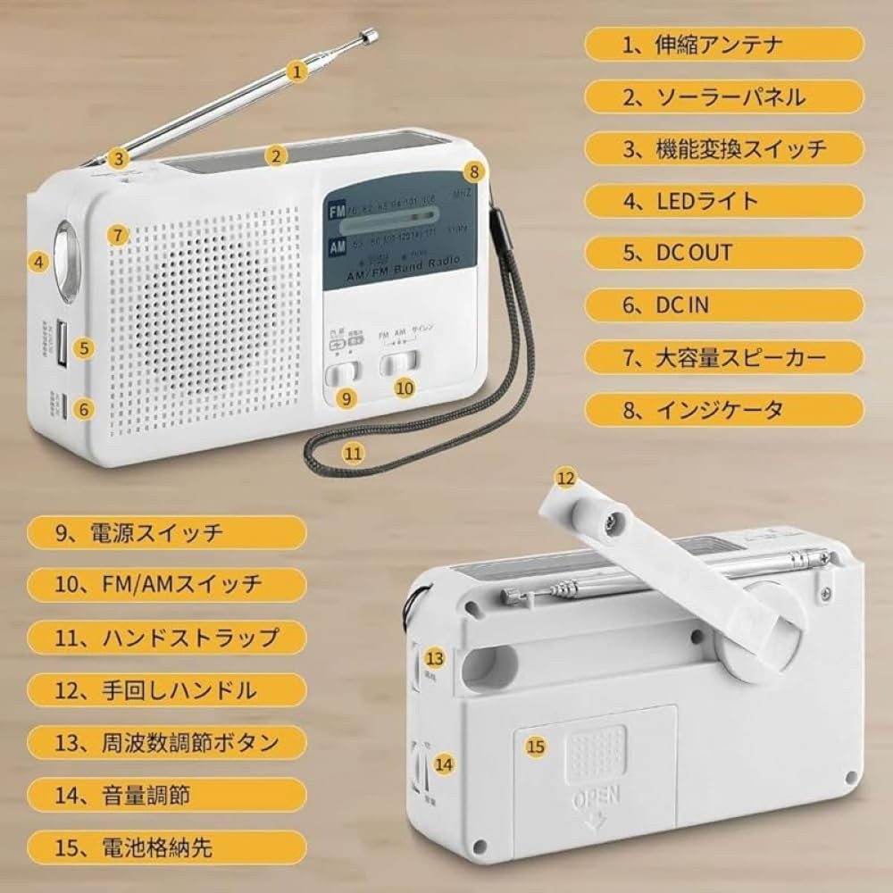 CokBlu Portable CD Radio Player FM AM Rechargeable Battery Dual Speaker 5W