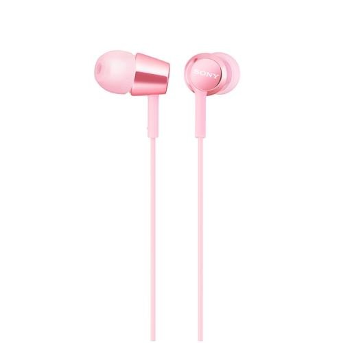 SONY MDR-EX155 Light Pink Japan Closed Dynamic In-Ear Headphones Earphone