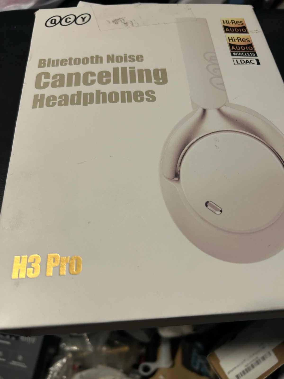 QCY H3 Pro ANC Wireless Headphone 50dB Noise Canceling Hi-Res Headset Earphone
