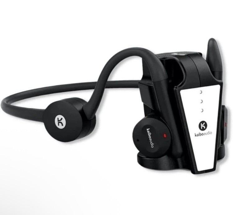 Kaibo Flex Bone Conduction Midnight Black Headphones- Sealed NIB