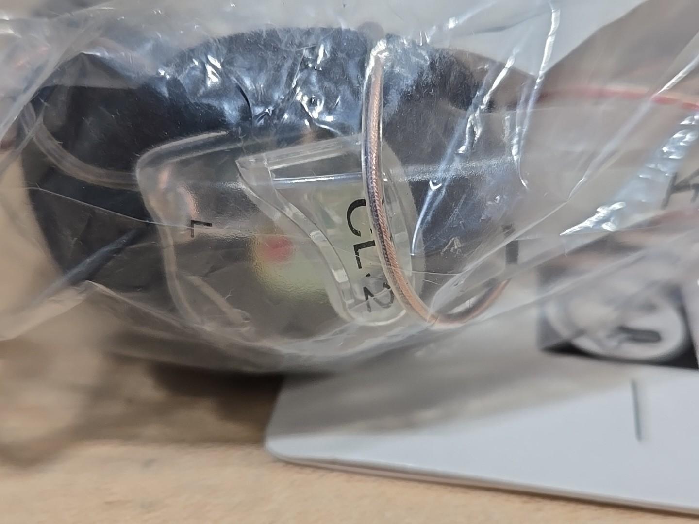 Vintage/Retro Koss CL2 Clear Transparent On-Ear Headphones 3.5mm Plug Brand New