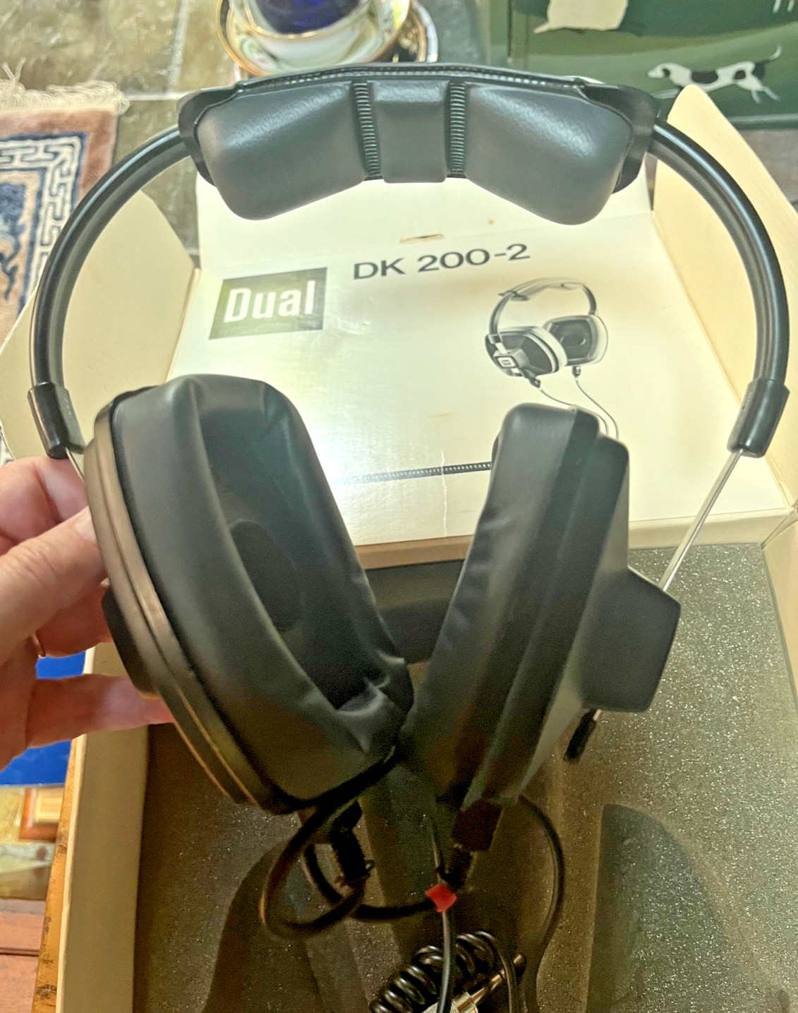 RARE Dual DK 200-2 headphones, in original box.