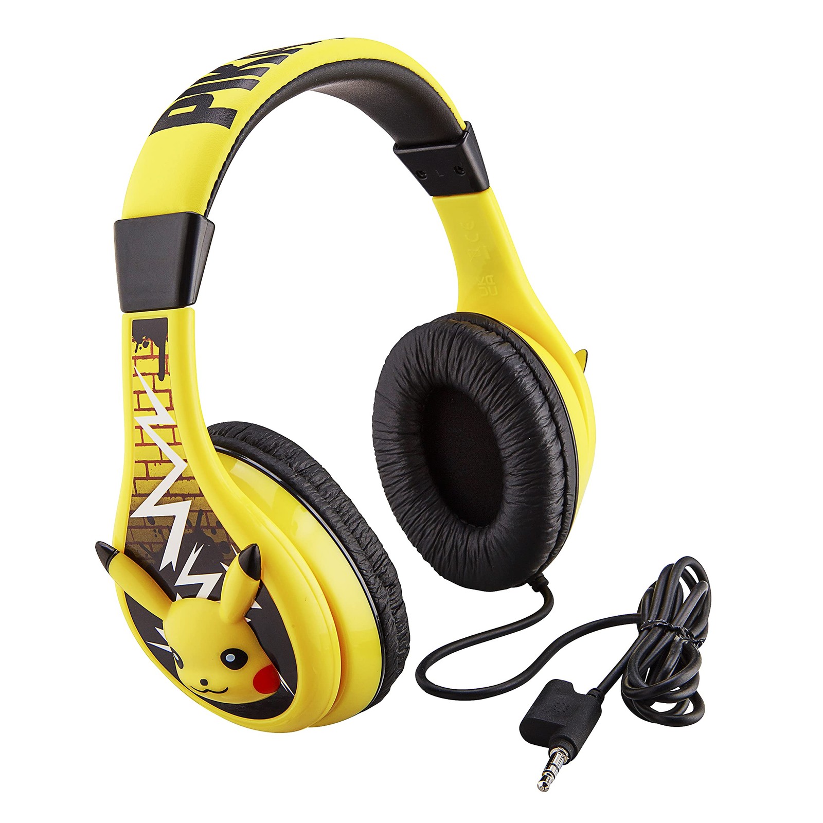 Pokemon Pikachu Wired Kids Headphones, Adjustable, Stereo Sound, 3.5Mm Jack, …