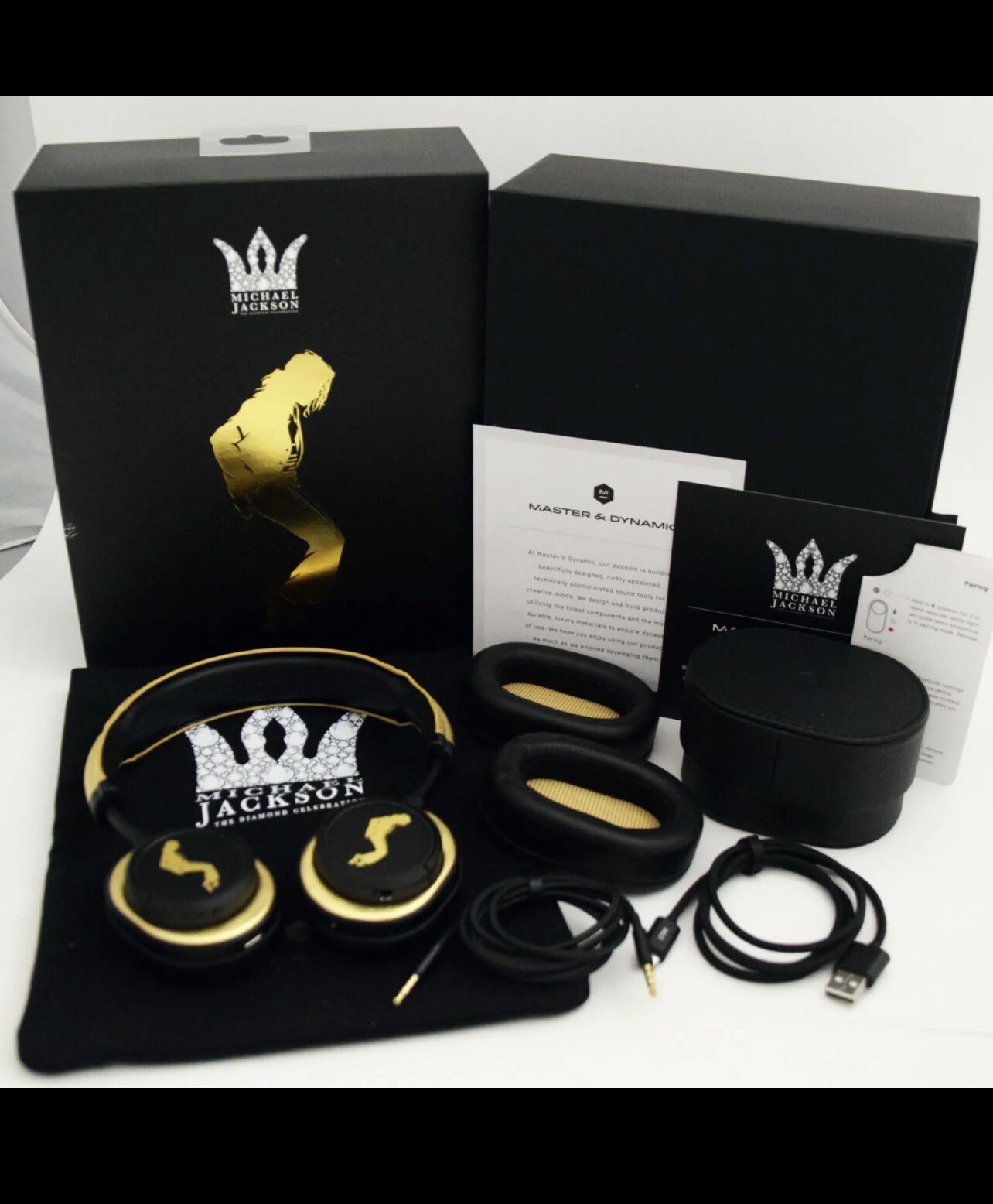 MASTER & DYNAMIC DEBUTS SPECIAL MICHAEL JACKSON Limited EDITION MW50+ HEADPHONES
