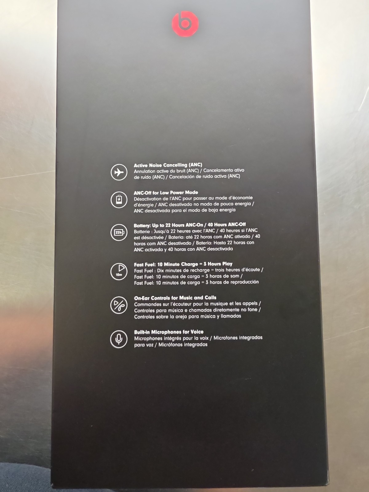 Beats by Dr. Dre Studio3 Over the Ear Wireless Headphones – Black