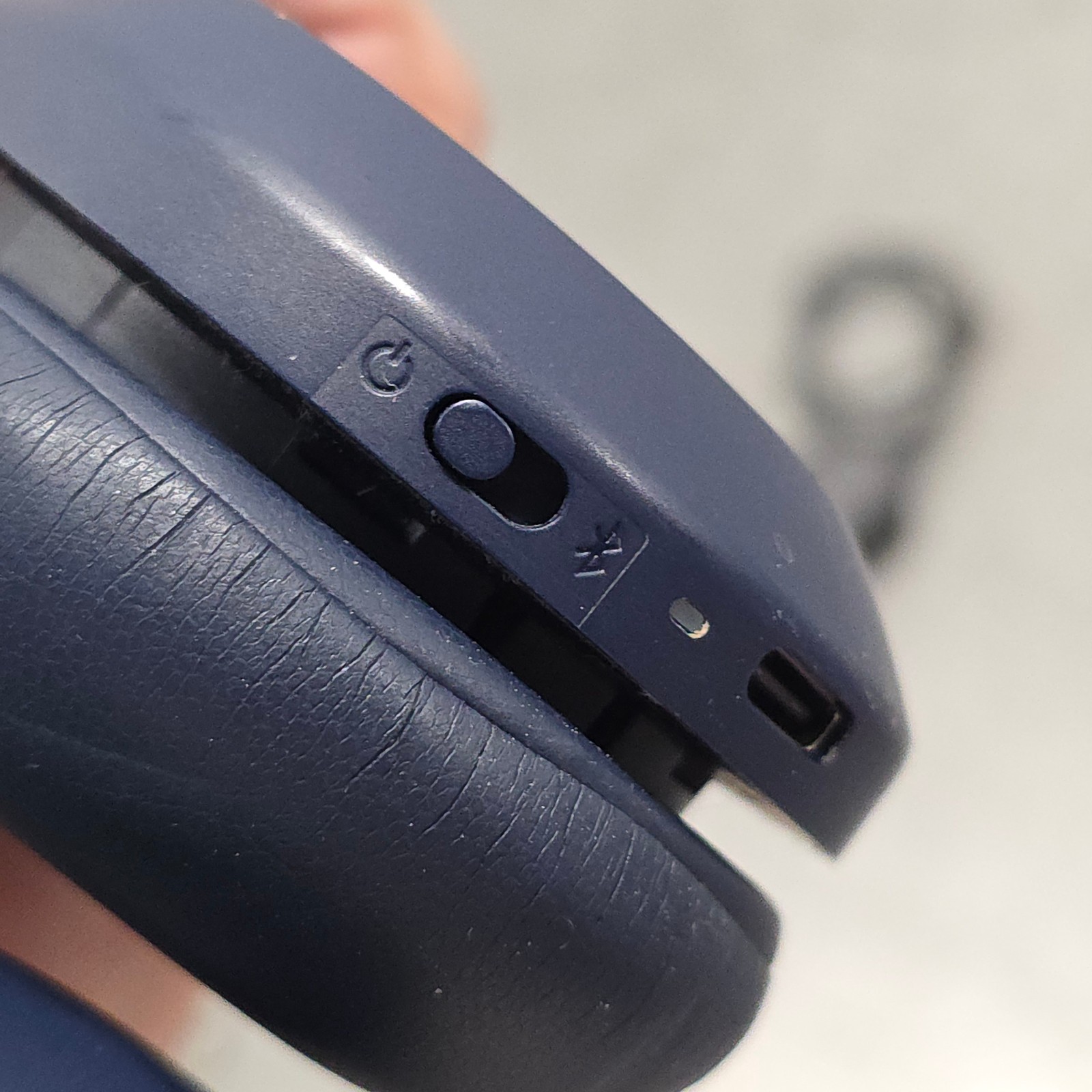 Jabra Elite 45h Headphones Navy Blue with Charger and Replaced Pads Bluetooth