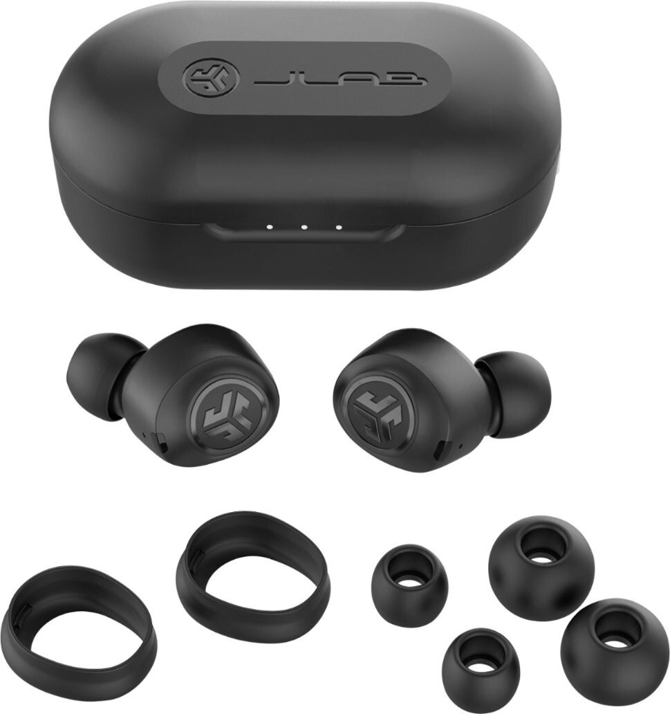 JLAB Go Air Black Small Wireless Bluetooth Earbuds Ear buds