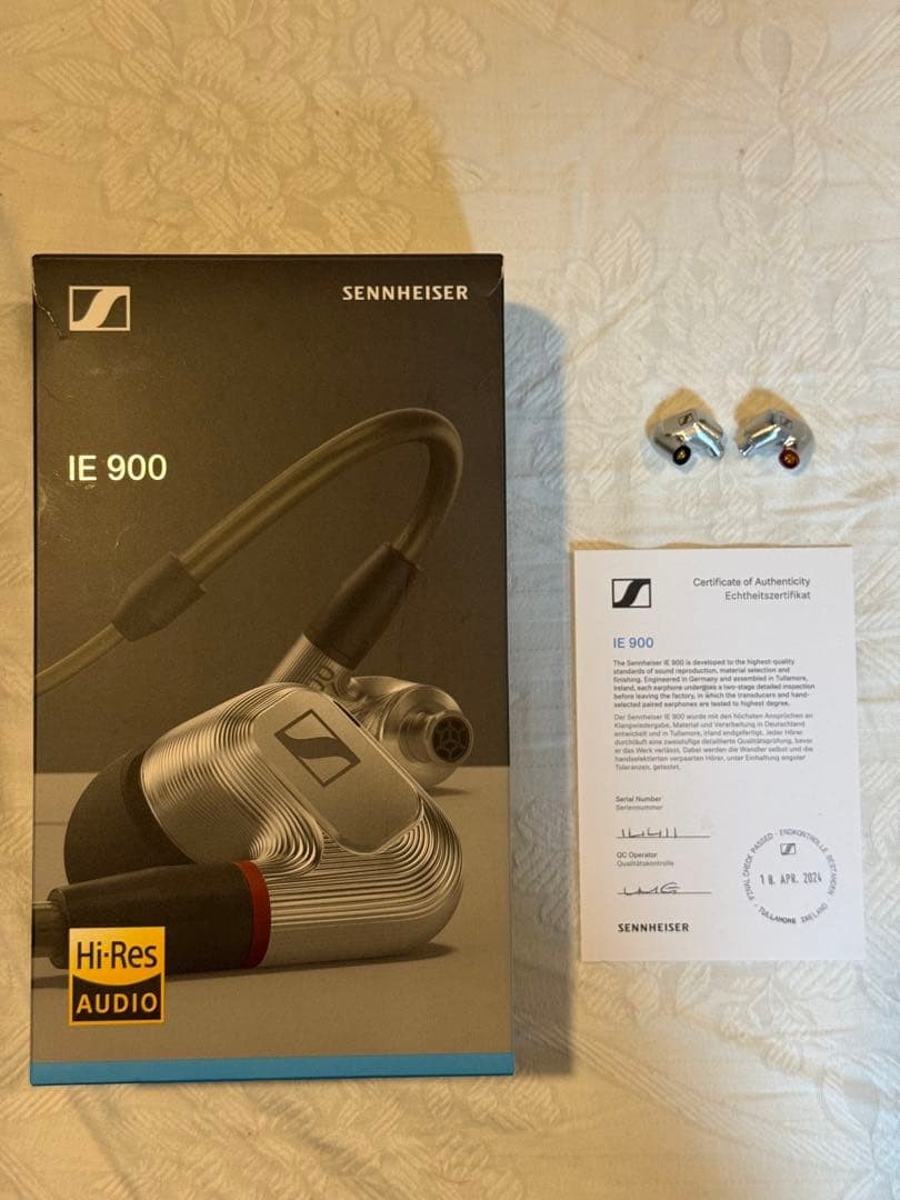 Sennheiser IE900 Made in Germany Audiophile IEM Earphones For Parts Right Fault