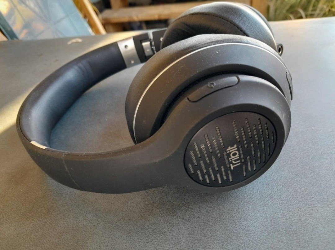 Tribit XFREE Tune Bluetooth Over The Ear Headphones w/Hardcase & Charging Cable.