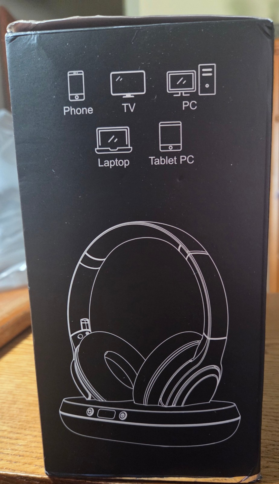 Gorsun TV3 Wireless TV Headphones Ensemble 2.4G Bluetooth Optical – New Open Box