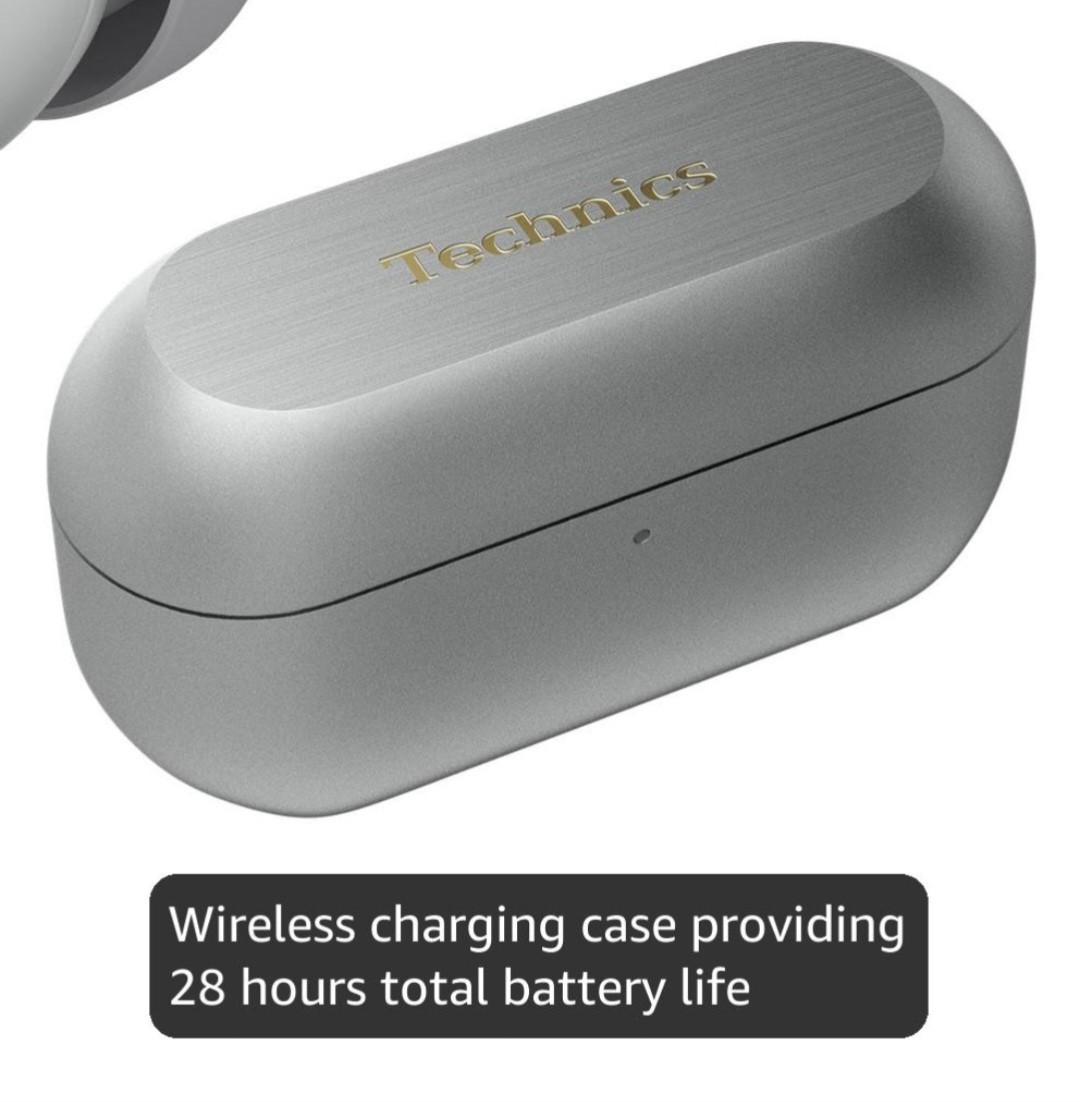 Technics EAH-AZ100-S True Wireless Bluetooth Earbuds Silver