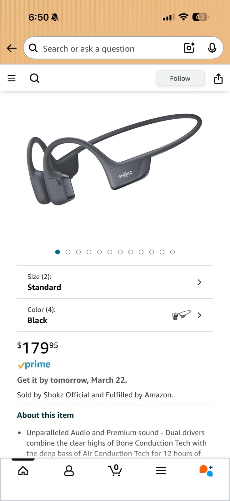 Women’s Aeropex Aftershokx Wireless Bone Conduction Headphones