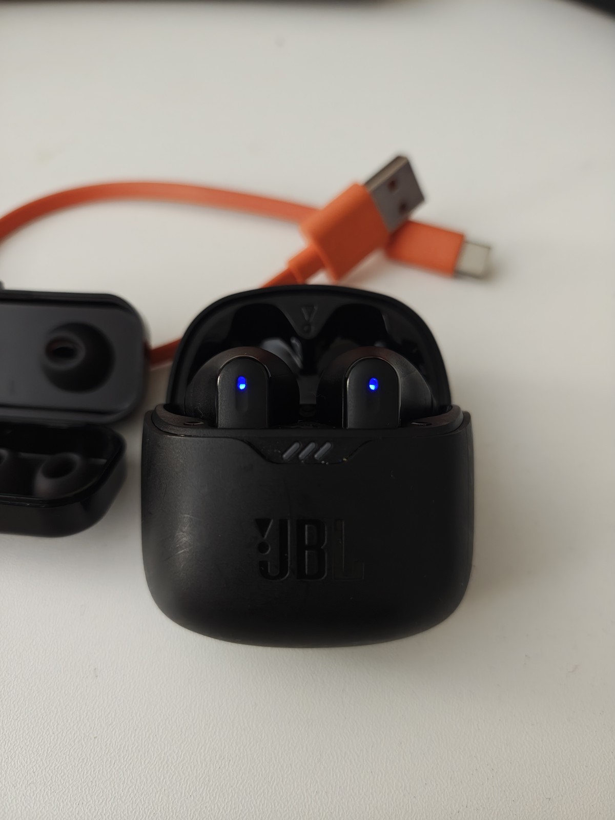 JBL Tune Flex True Wireless In-Ear Earbuds w/ USB-C Case & Cable, Black