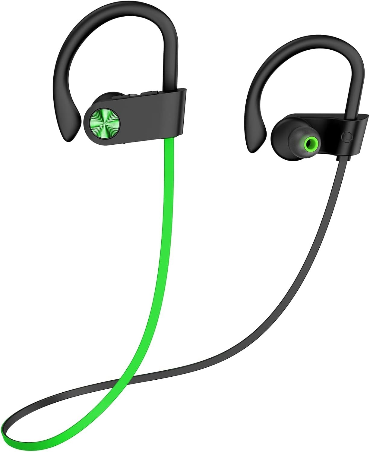 Bluetooth Headphones, HiFi Bass Stereo Earbuds with Noise Cancelling Mic, Wat…
