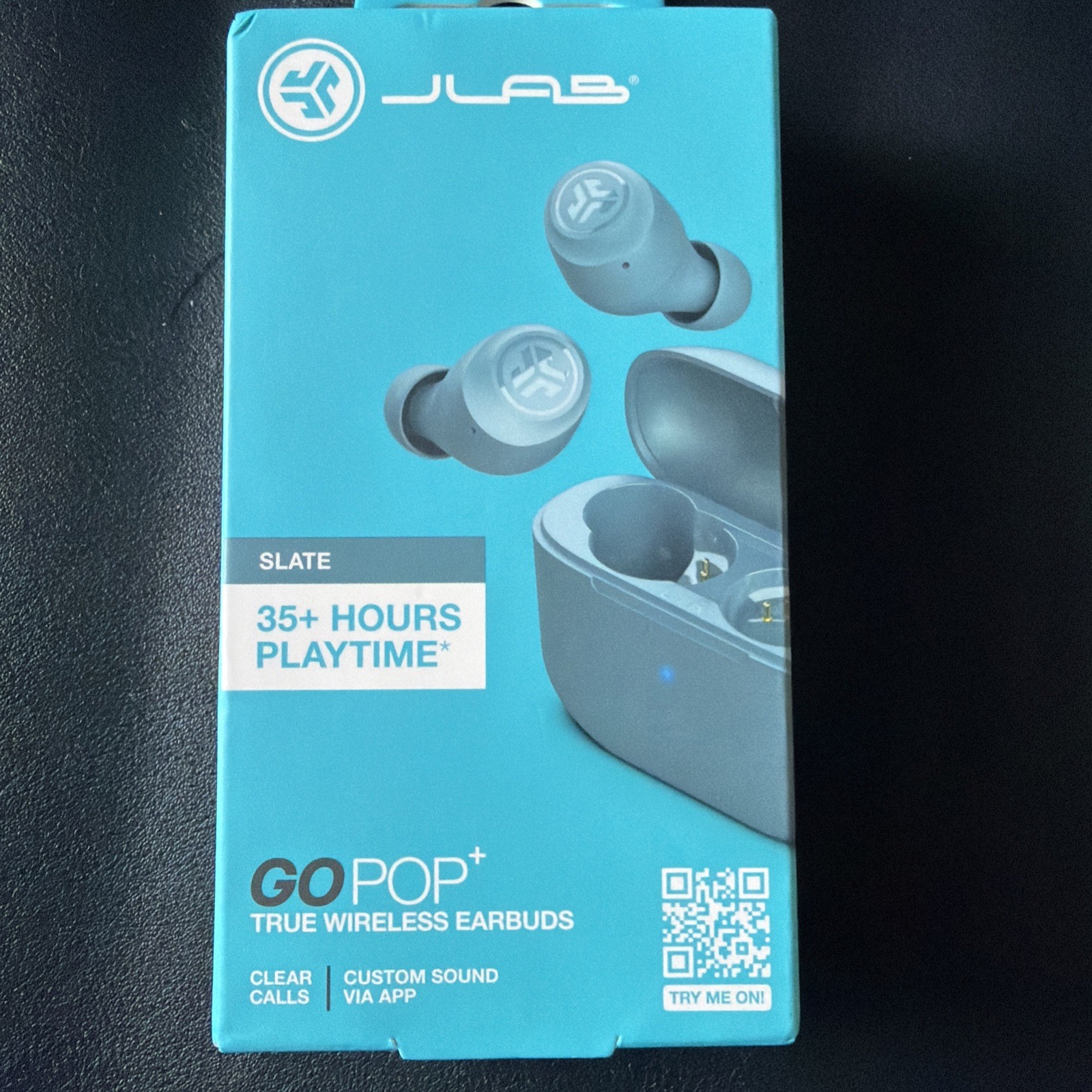 JLAB GO POP+ True Wireless EARBUDS ~ 35+Hours Playtime ~ Custom Sound+Bass Boost