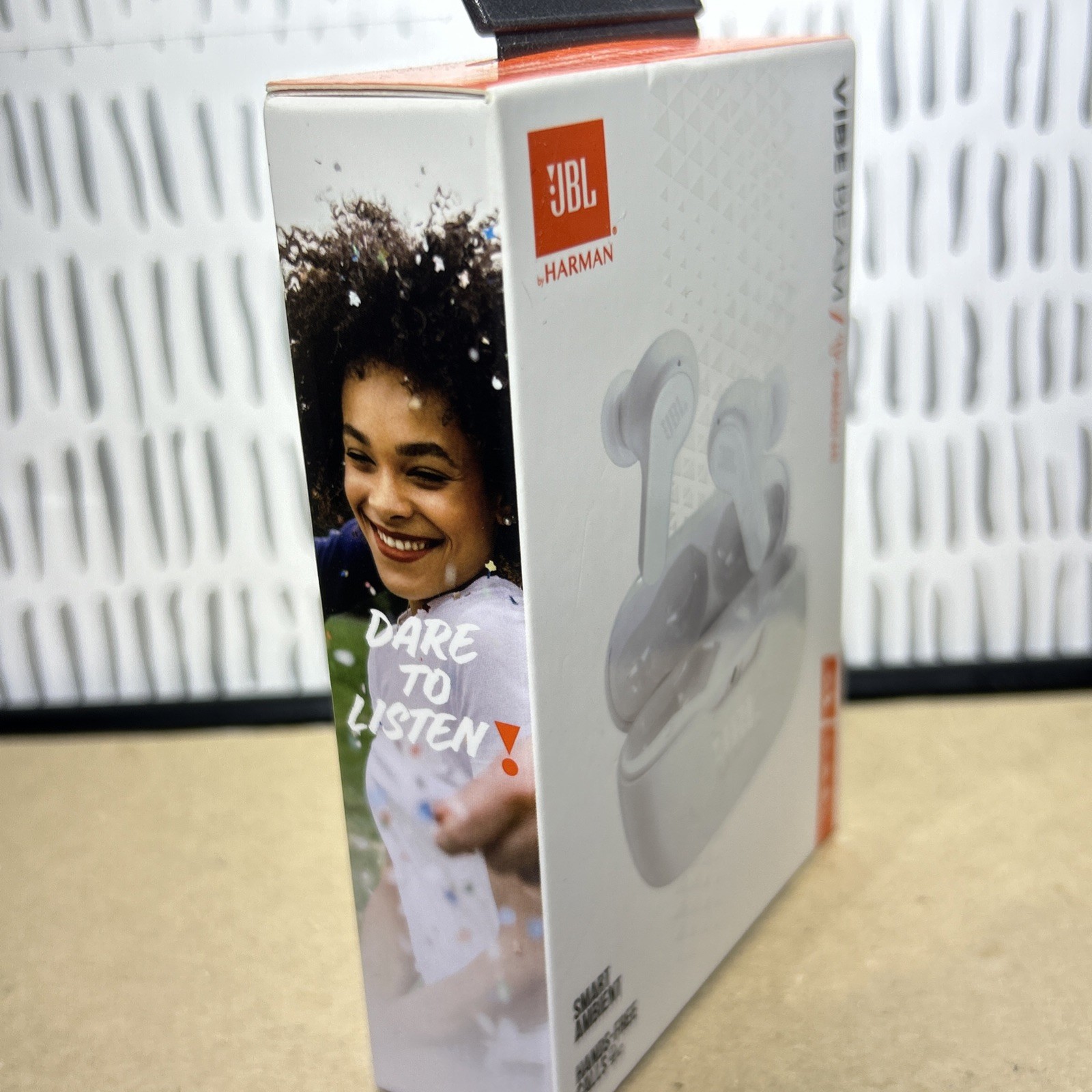 JBL Vibe Beam True Wireless Bluetooth Earbuds (White)