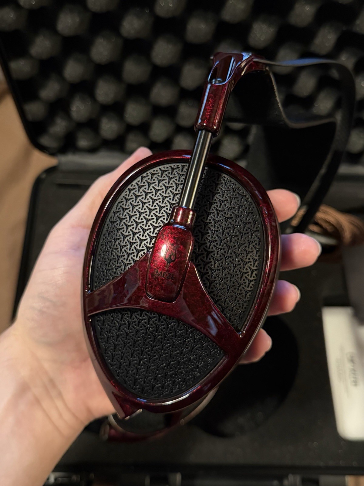 Meze Audio Empyrean Phoenix Limited Edition Red & Black XLR Headphones
