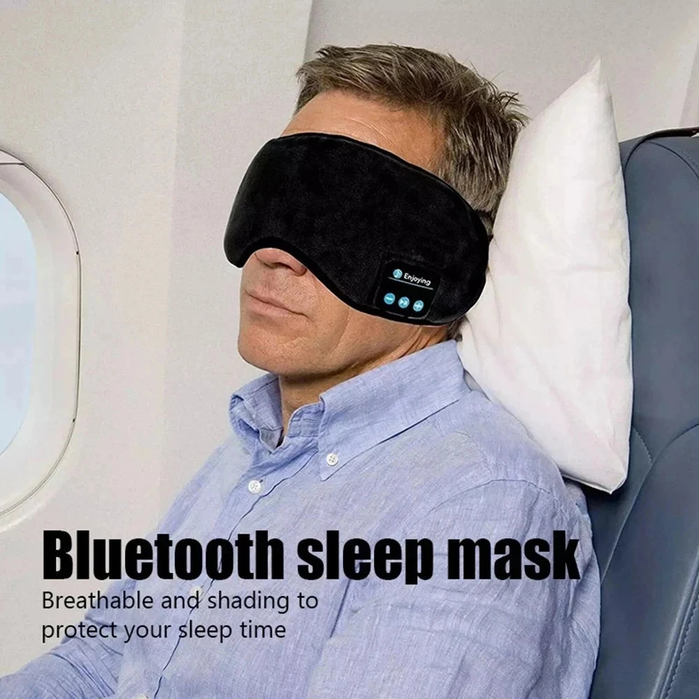 Bluetooth Sleep Mask Headband Headphones Wireless Music Eye Mask for Sleeping