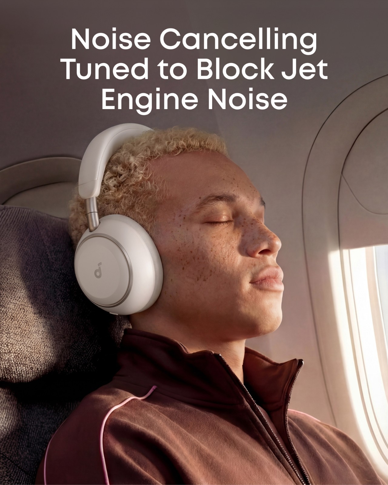 soundcore Space 2 by Anker, Active Noise Cancelling Headphones Comfortable Fit