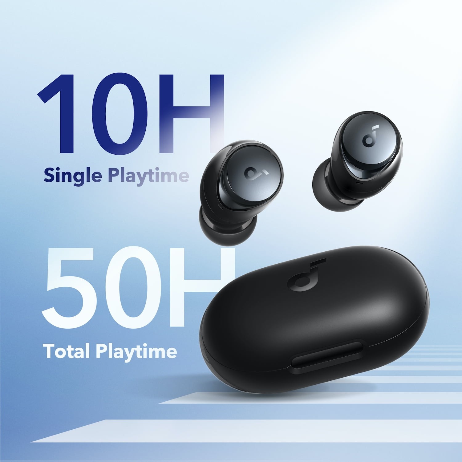 soundcore by Anker- Space A40 SE Earbuds True Wireless ANC Headphones, IPX4
