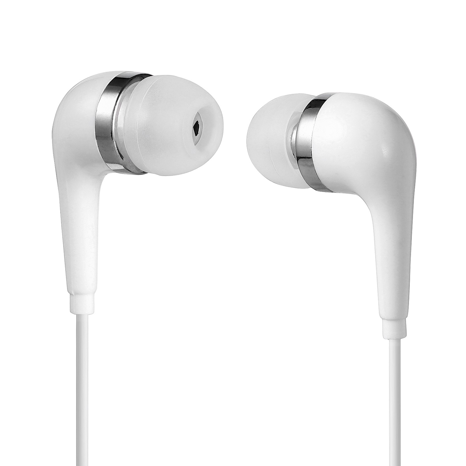 10 Pack 3.5mm Wired In-Ear Headphones with Mic Universal White Earbuds