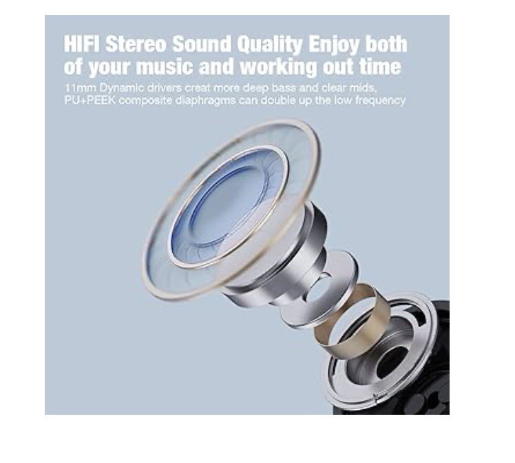 Boean Bluetooth Headphones, Wireless Headphones with 16 Hours Playtime Bluetooth