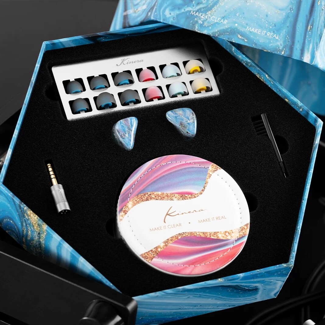 Kinera Freya 2.0 In-Ear Earphone 7mm DD + 3 Knowles BA Hybrid Driver IEMs