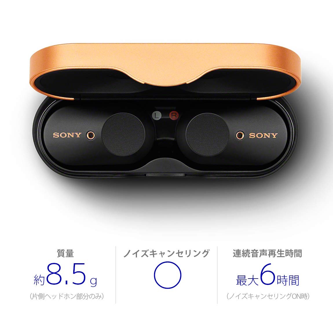 SONY WF-1000XM3 Wireless Earphones Noise Cancelling Bluetooth Black