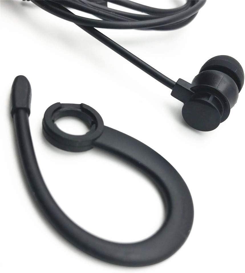 Single Side Earphone In-Ear Stereo to Mono Earbuds,3.5Mm Plug Ear Hook Earpiece,