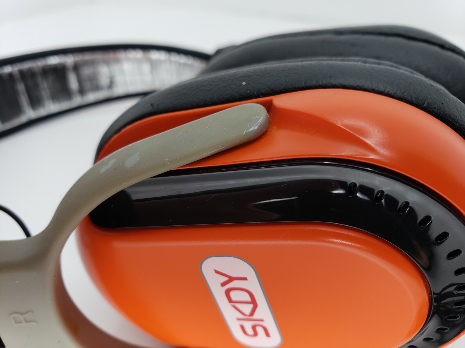 Genuine Skullcandy (SKDY) Federation Orange & Black Agent Headphones **READ**