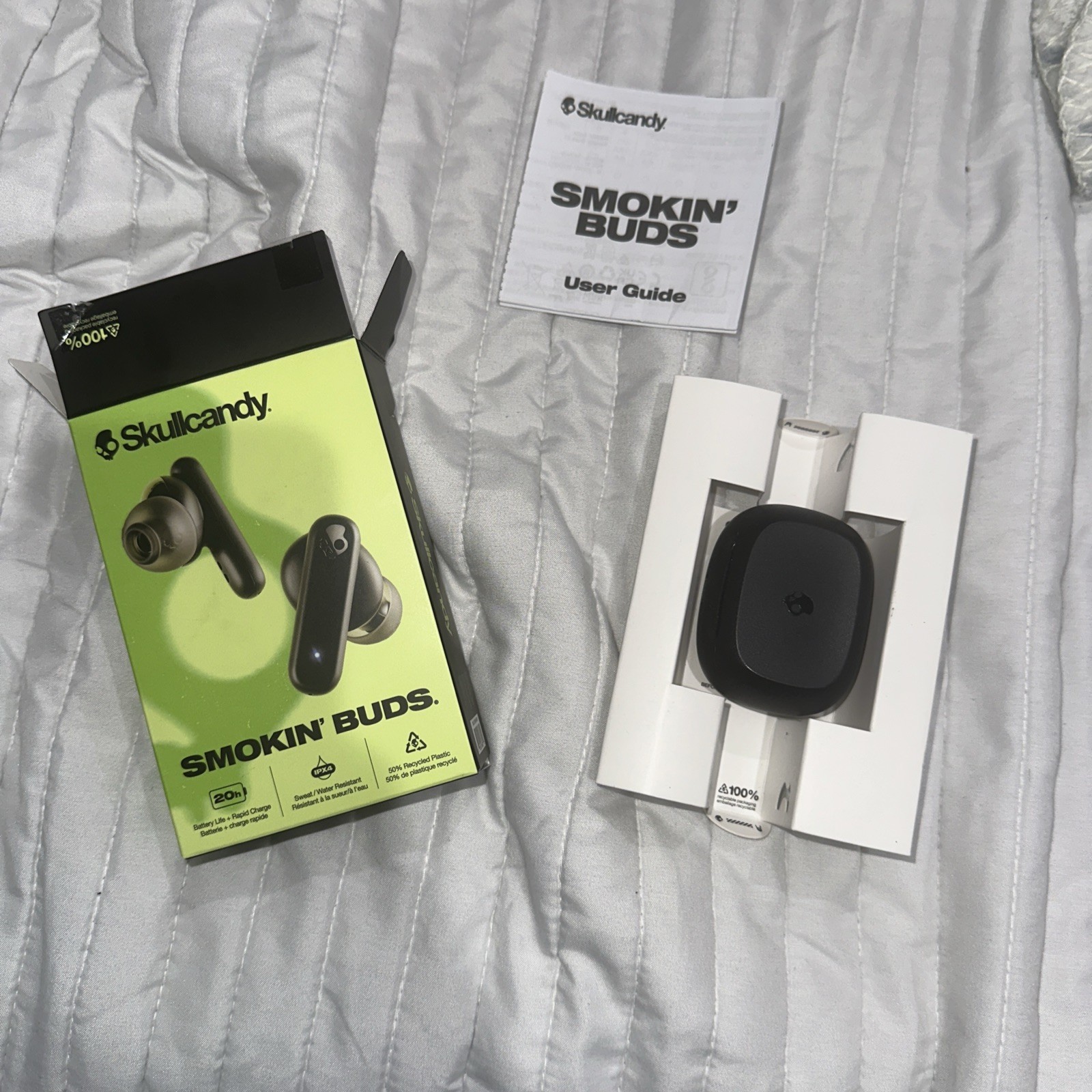 Skullcandy SMOKIN’ BUDS S2TAW-R740 Wireless Earbuds Black