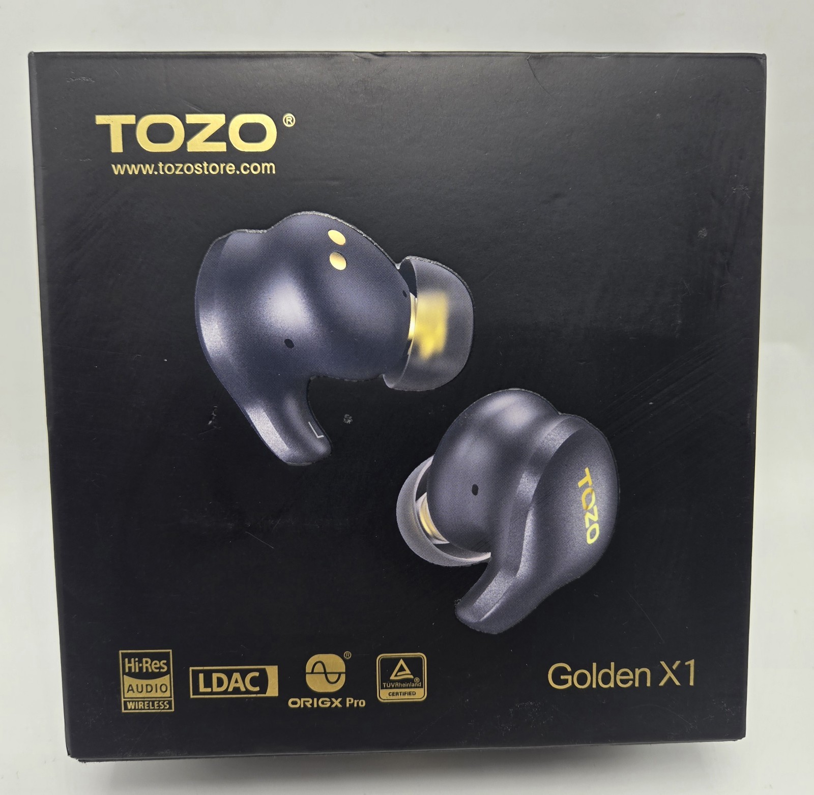 TOZO Golden X1 Galaxy Blue/Black Earbuds OrigX Pro, LDAC & Hi-Res Audio Wireless