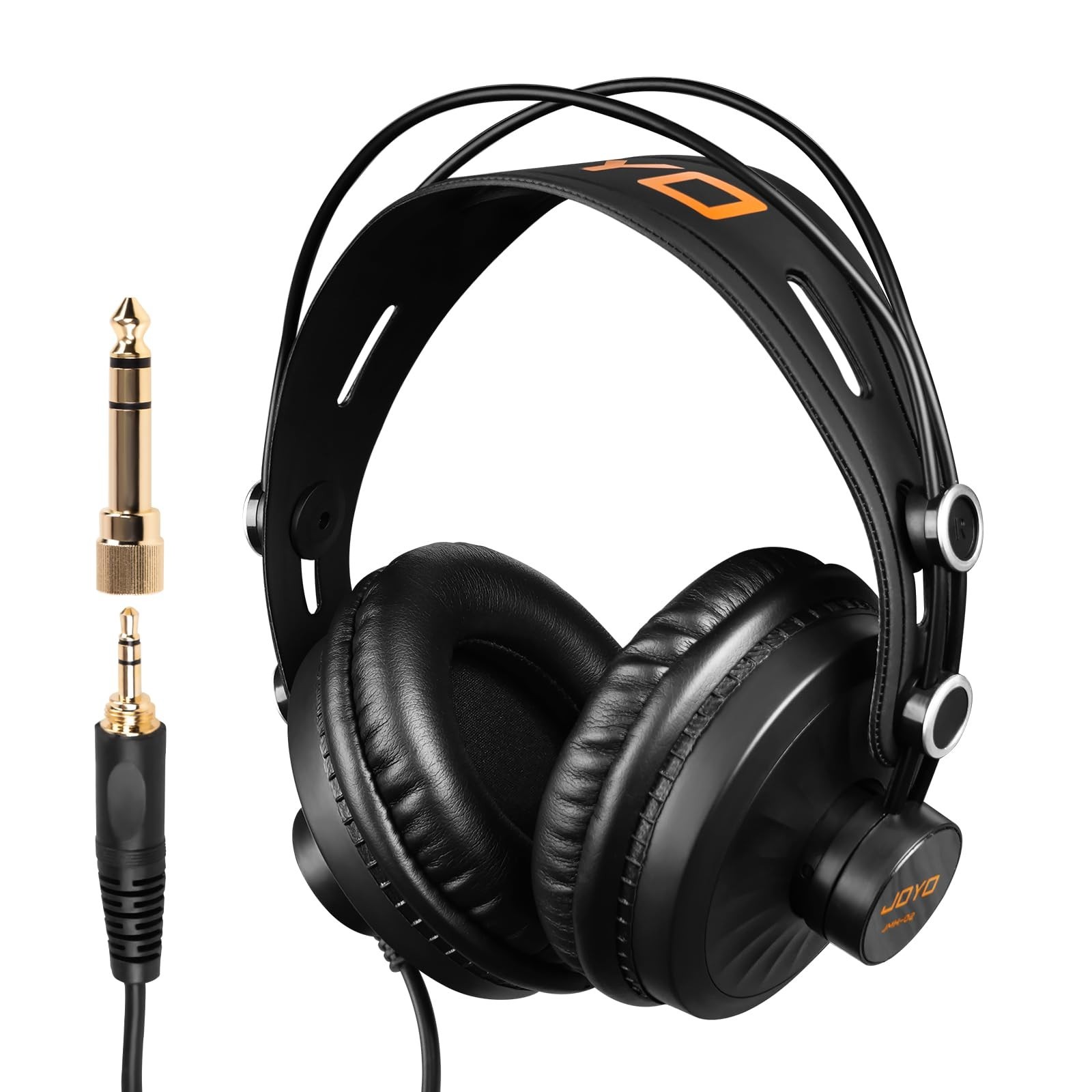 Over-Ear Studio Monitor Headphones, 50mm Drivers, Noise Isolation, Flat Response