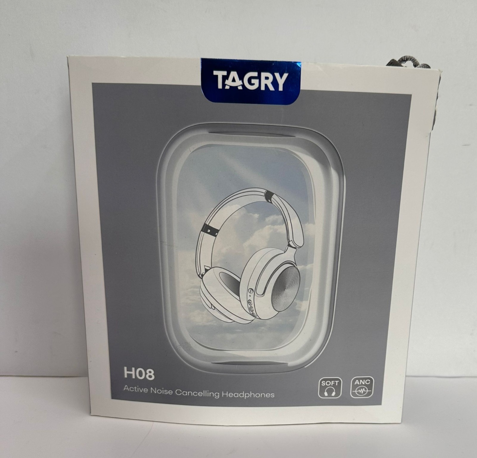TAGRY Hybrid Active Noise Cancelling Bluetooth Headphones 100H Playtime Wireless