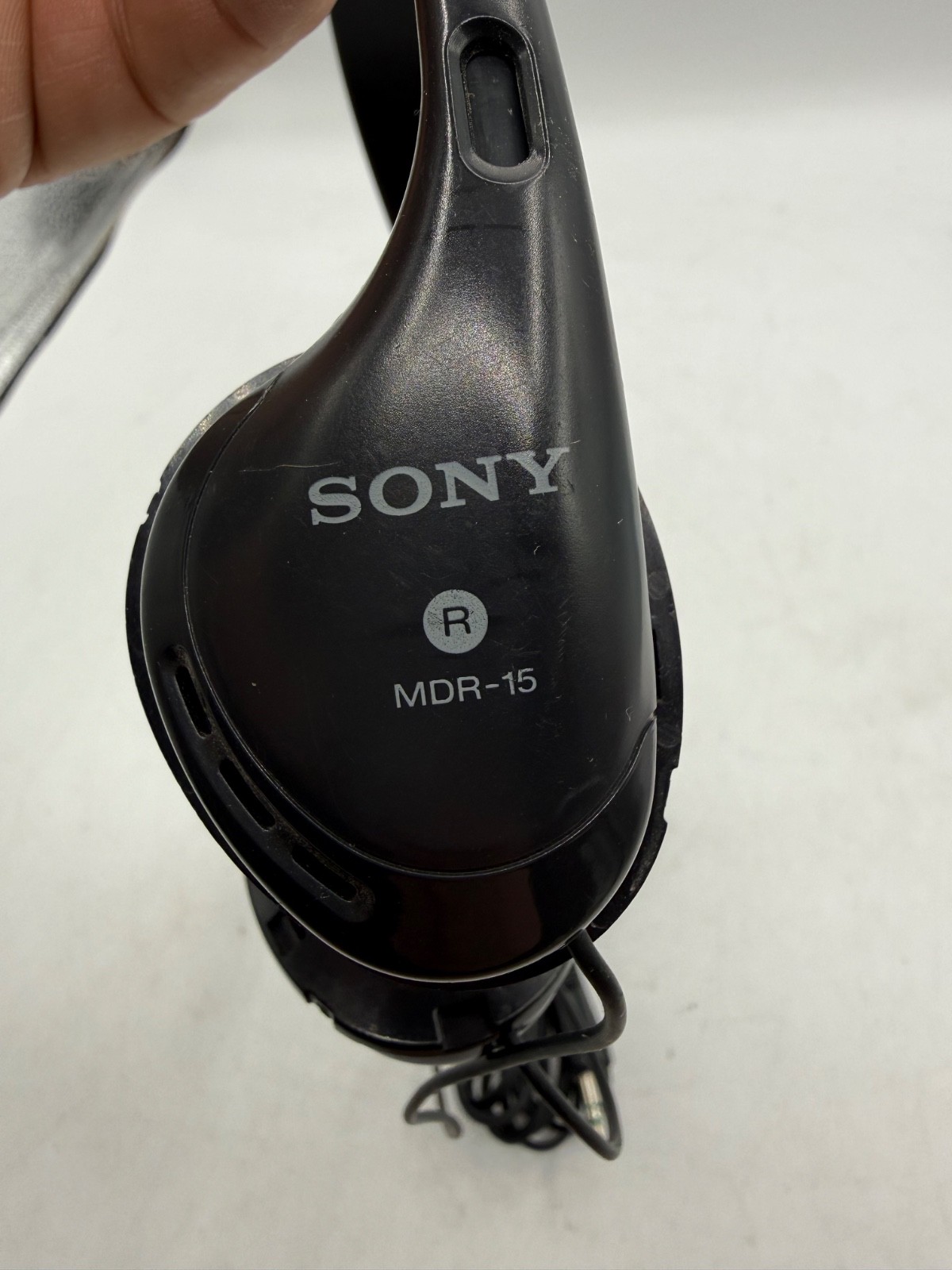 SONY MDR-15 Headphones On Ear Foam Pads Walkman (Tested and Work) 3.5mm Vintage